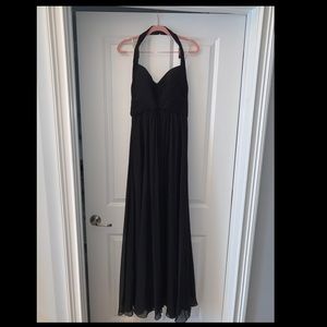 Bari Jay Black Halter Dress Size 8
